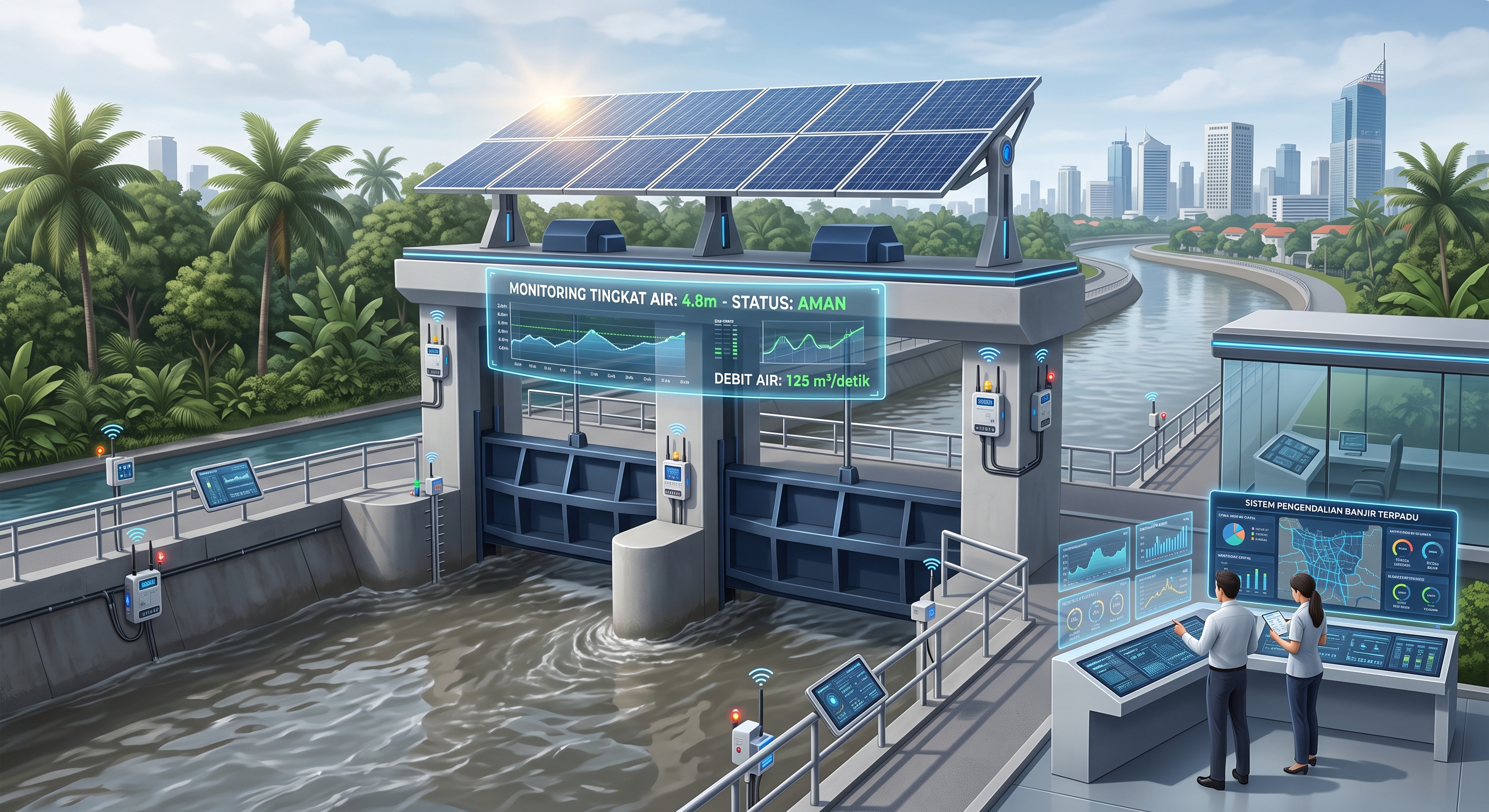 Smart Water Secure Controller / Watergate System